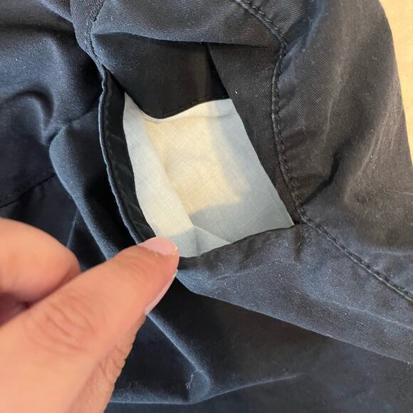 Old Navy Maternity Size 10 Black Full Panel Cotton Shorts - Picture 2 of 5